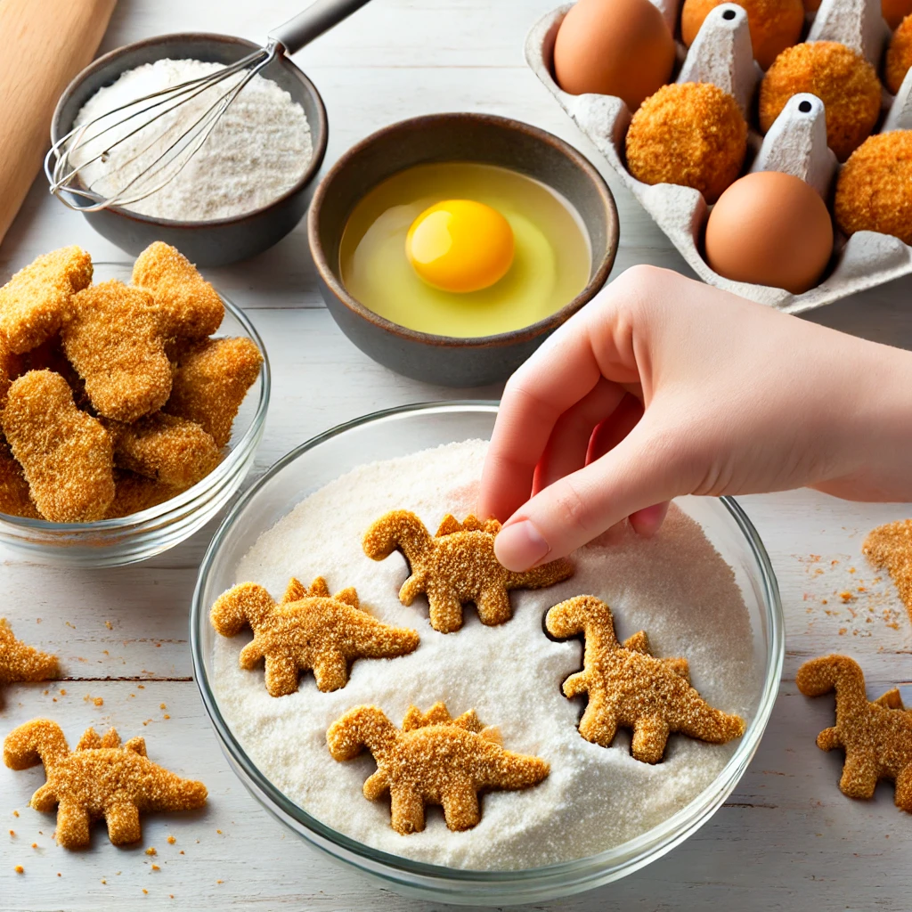 dinosaur chicken nuggets