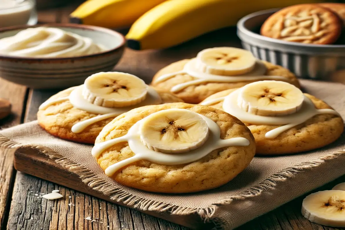 banana cream cookies