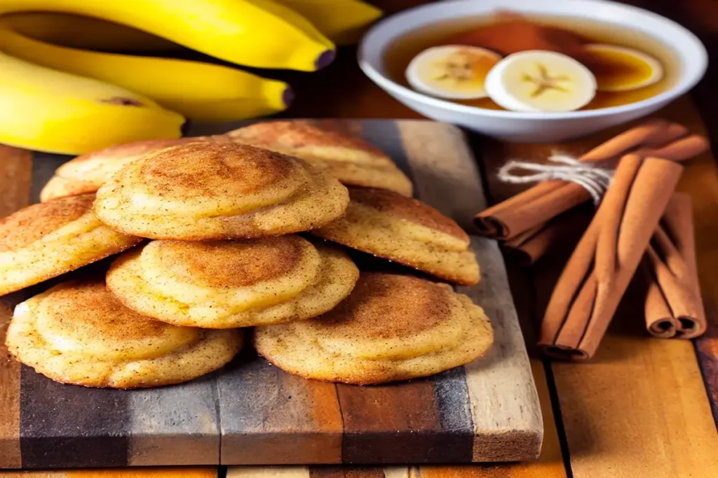 banana pudding snickerdoodle cookies