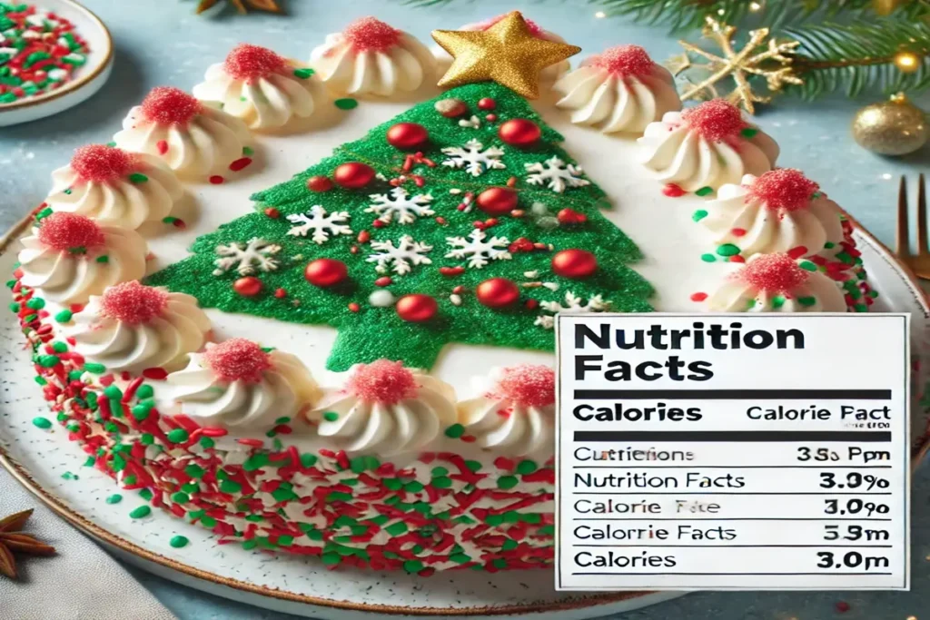 calories in a Christmas tree cake