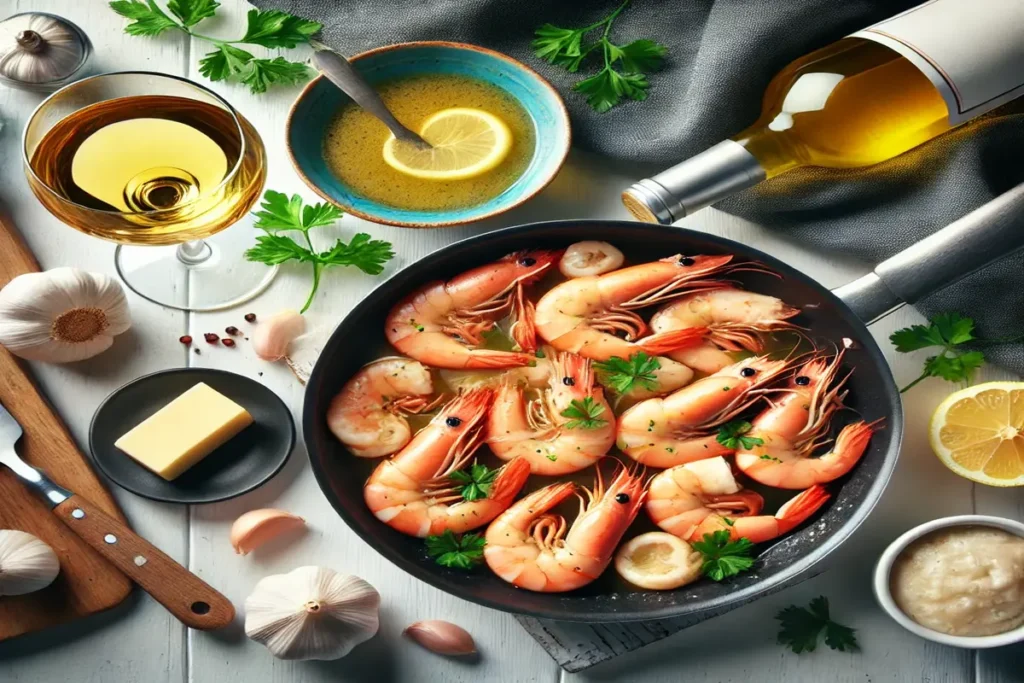 substitute for white wine in shrimp scampi