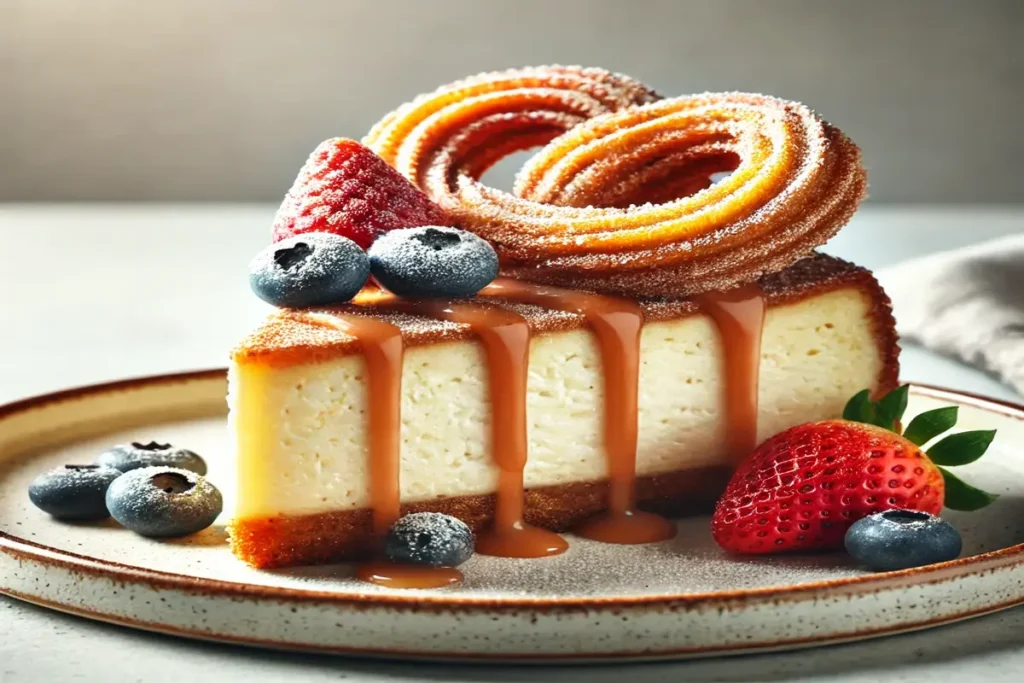 How many calories in a churro cheesecake?