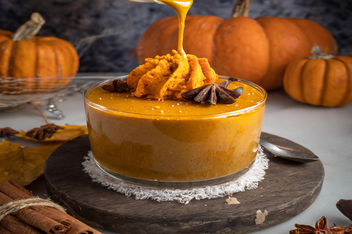 pumpkin ganache