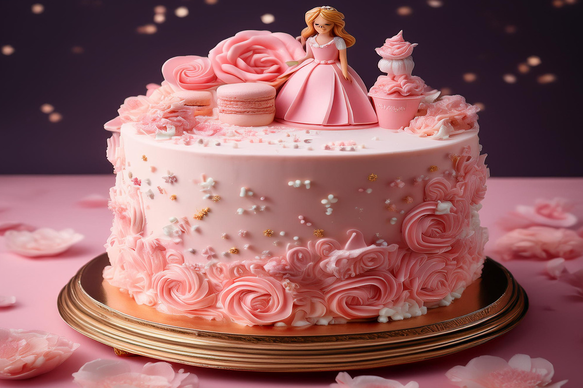 barbie birthday cake