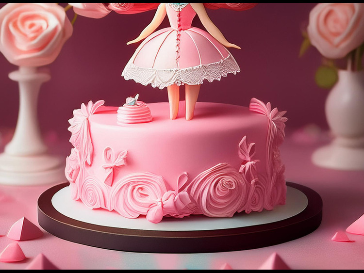 barbie cake topper