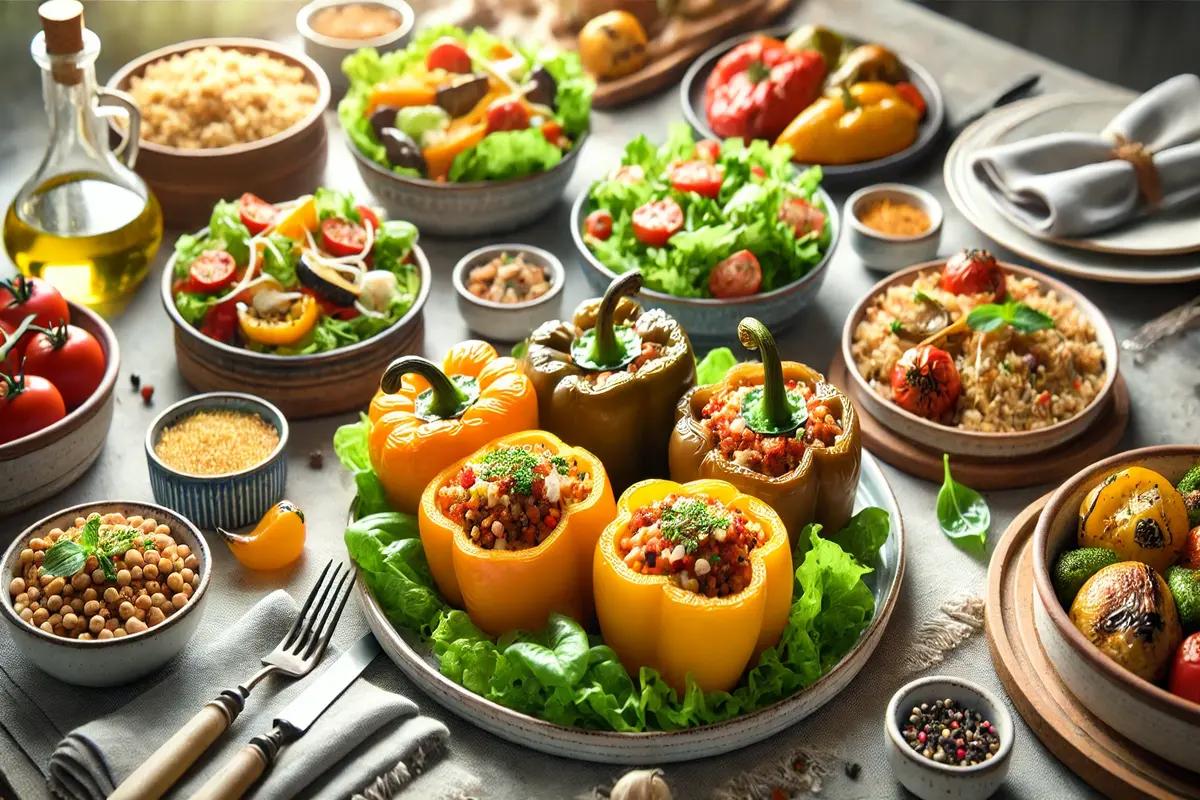 side dishes go well with stuffed bell peppers