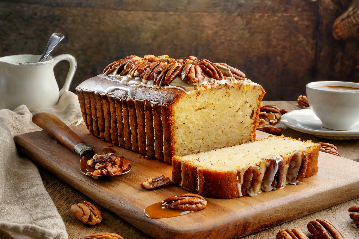 butter pecan pound cake